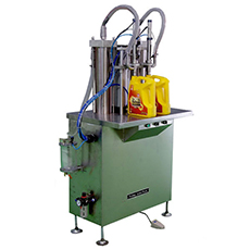 半自動(dòng)容積雙頭式灌裝機(jī)（適用于1－4L，0.5－1L小桶）